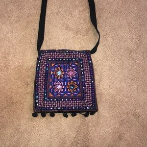 Boho printed bag, handmade from India!
